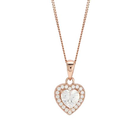 michael kors kette rosegold herz|Women's Rose Gold Necklaces .